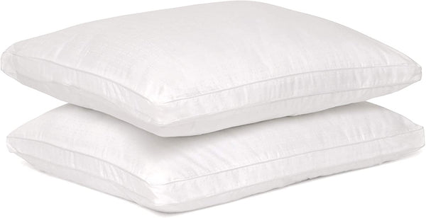 Maxi Cotton Microfiber Fill Breathable Pillow – White (2 Pack)