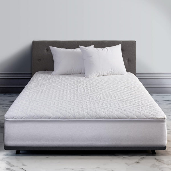 Guardmax Waterproof White Quilted Down Alternative Mattress Protector