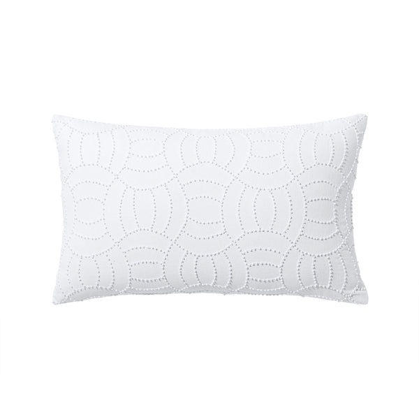 Linen Classique Pearls Decorative Pillow