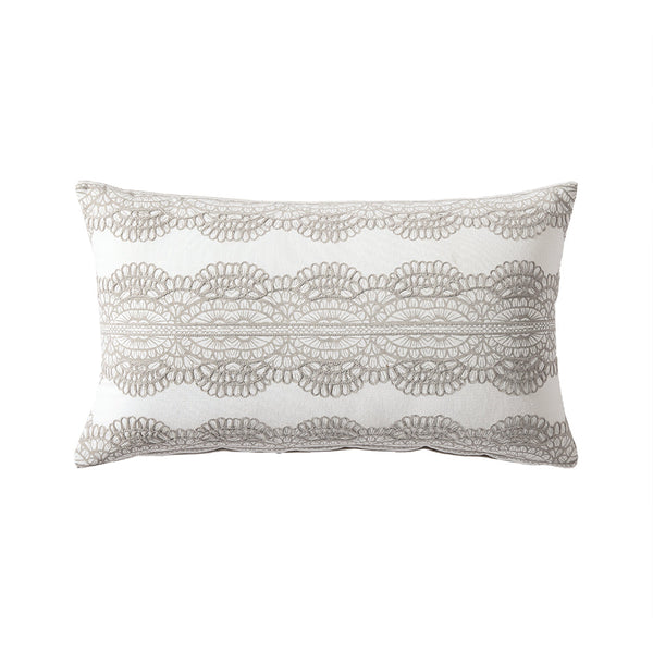 Linen Classique Lace Decorative Pillow